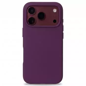 Accezz Liquid Silikonhülle mit MagSafe für iPhone 18 Pro / 17 Pro, Dark Cherry (SH00099315)