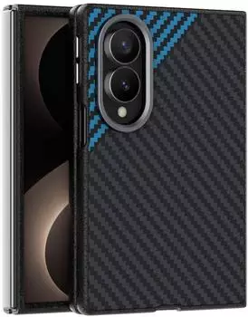 Wigento Handyhülle Samsung Galaxy Z Fold8 5G, magnetisch, Carbon-Optik (71771-0)
