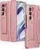 Wigento Handyhülle Klapphülle + Display Folie Samsung Galaxy Z Fold8 Ultra 5G Pink