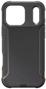 Black Rock Ultra Robust Case für iPhone 17 Pro Max / 18 Pro Max, MagSafe, D3O, schwarz/orange