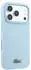 Lacoste Petit Pique Lacquer Logo MagSafe Hülle für iPhone 17/18 Pro Max, blau