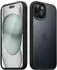 LuxusKollektion iPhone 15 Schutzhülle, matt, stoßfest, schwarz