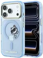 Karl Lagerfeld Peekaboo Logo MagSafe Apple iPhone 18 Pro / 17 Pro hellblau -...
