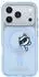 Karl Lagerfeld Case Peekaboo Logo MagSafe Apple iPhone 17 Pro / 18 Pro Hellblau
