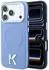 Karl Lagerfeld Case Grained Embossed Ring Kameo Logo MagSafe Apple iPhone 17 Pro / 18 Pro Hellblau