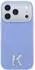 Karl Lagerfeld Case Grained Embossed Ring Kameo Logo MagSafe Apple iPhone 17 Pro / 18 Pro Hellblau