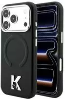 Karl Lagerfeld Cover iPhone 17 Pro / 18 Pro MagSafe Kunstleder schwarz Logo...