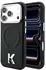 Karl Lagerfeld Case Grained Elongated Logo MagSafe Apple iPhone 17 Pro / 18 Pro Schwarz