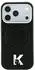 Karl Lagerfeld Case Grained Elongated Logo MagSafe Apple iPhone 17 Pro / 18 Pro Schwarz