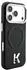 Karl Lagerfeld Case Grained Elongated Logo MagSafe Apple iPhone 17 Pro / 18 Pro Schwarz