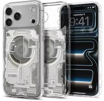 Spigen Ultra Hybrid MagSafe Case iPhone 18 Pro Max/17 Pro Max Zero One Natural Titanium