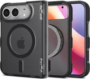 Spigen Ultra Hybrid Pro MagSafe Case iPhone Duo Frost Black
