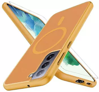 LuxusKollektion Handyh&uuml;lle Samsung Galaxy S21 FE 5G magnetisch, matt, rosa
