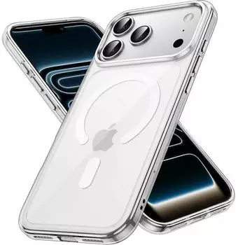 LuxusKollektion Handyh&uuml;lle iPhone 17 Pro Max MagSafe-kompatibel, transparent, sto&szlig;fest