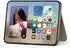 Apple iPhone Duo Folio mit Standfuß Taupe