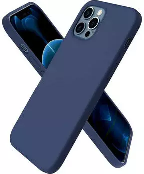 LuxusKollektion Silikon Case für iPhone 12 / 12 Pro 6,1", flüssig, babyblau