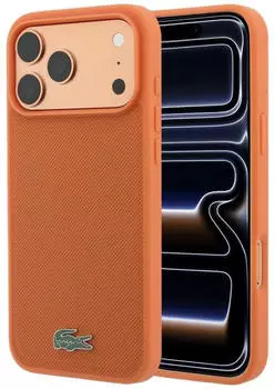 CG Mobile Petit Pique MagSafe Hülle iPhone 17/18 Pro Max, Kunstleder, orange