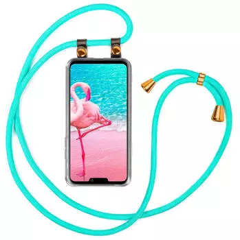 moex Free Spirit Handykette für LG G8 ThinQ, abnehmbar, mint-türkis