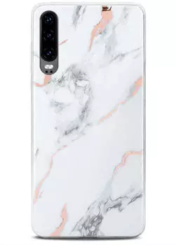 ONEFLOW Sense Case Huawei P30 Marmor-Optik, dünn, Silikon