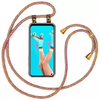 moex Free Spirit Honor 20 Hülle mit abnehmbarem Band, Regenbogen