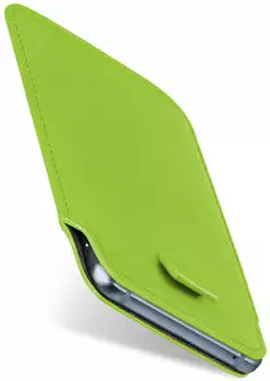 moex Slide Case Sony Xperia 10 VII Einsteckhülle, PU-Leder, grün