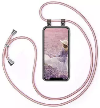 moex Free Spirit iPhone XS Max Hülle mit abnehmbarem Band, rosa-gold
