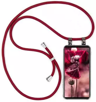 moex Handykette f&uuml;r Sony Xperia 1 III, abnehmbar, weinrot