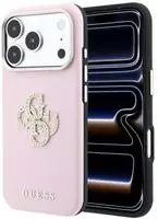 Smooth & Big Strass Logo Case for iPhone 18 Pro Max / 17 Pro Max - Pink