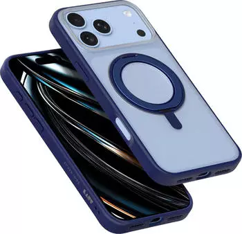 LAUT FLEXI PROTECT iPhone 18 Pro H&uuml;lle MagSafe Navy Blau (L_IP26B_FPT_BL)