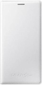 Samsung Flip Cover Metallic Weiß (Galaxy S5 Mini)