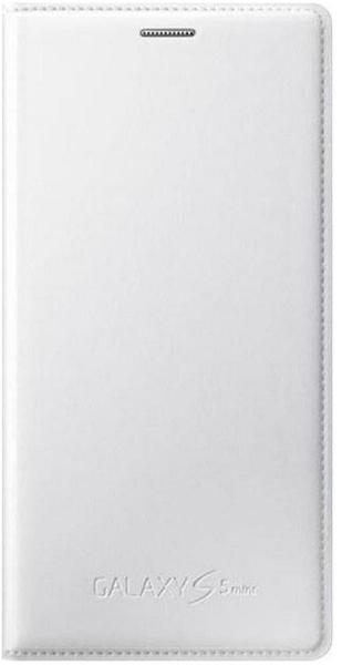Samsung Flip Cover Metallic Weiß (Galaxy S5 Mini)