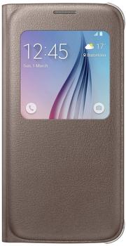 Samsung S-View Cover PU gold (Galaxy S6)