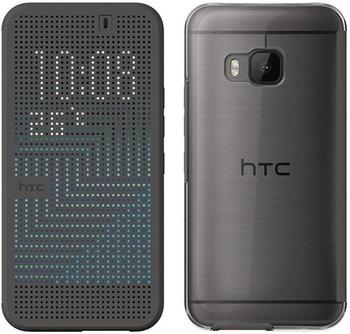 HTC Dot View Ice Case schwarz (One M9)