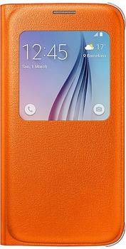 Samsung S-View Cover PU orange (Galaxy S6)
