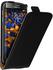 mumbi Flip Case schwarz für Samsung Galaxy S6 edge