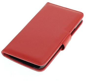 OTB Tasche (Kunstleder) für HTC One M9 Bookstyle Rot