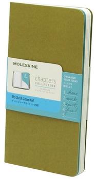 Moleskine Chapters Slim Pocket oliv