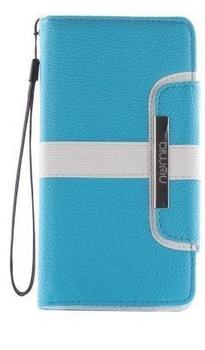 Numia 2in1 Book Style Tasche türkisweiß für LG G3