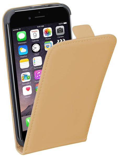 PEDEA Flip Cover Premium Beige (iPhone 6/6S)