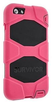 Griffin Survivor All-Terrain Case rosa/schwarz (iPhone 6 Plus)