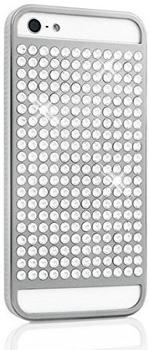 White Diamonds Rock Cover weiß für Apple iPhone 55s