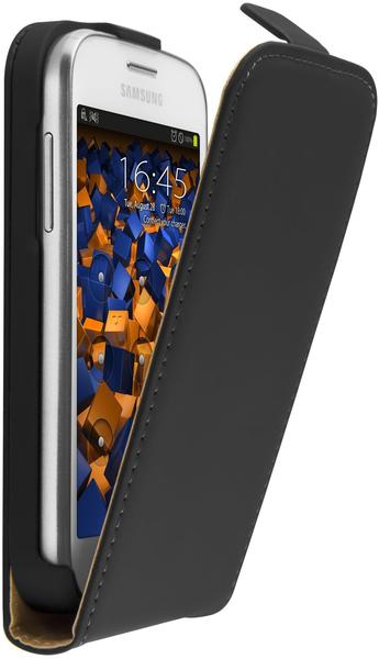 mumbi Flip Case schwarz für Samsung Galaxy Trend Lite