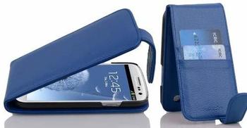 Cadorabo Flip Case (für Samsung Galaxy S3) blau