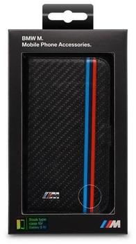 BMW Carbon Folio Case schwarz für Galaxy S4