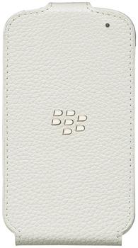 BlackBerry Flip Shell Ledertasche weiß (BlackBerry Q10)