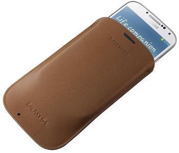 Samsung Ledertasche EF-LI950B camel braun für Galaxy S4