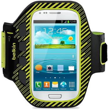 Belkin EaseFit Plus Sportarmband schwarzlime für Samsung Galaxy S III mini