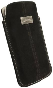 KRUSELL Luna Ledertasche Nubuck schwarz Gr. L (95261)