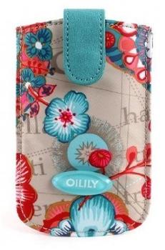 Oilily Fantasy Flora Smartphone Pull Case Biscuit