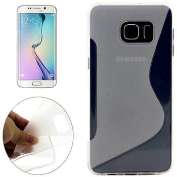 Onni-Tec OTB TPU Case kompatibel zu Samsung Galaxy S6 Edge+ SM-G928F S-Curve transparent